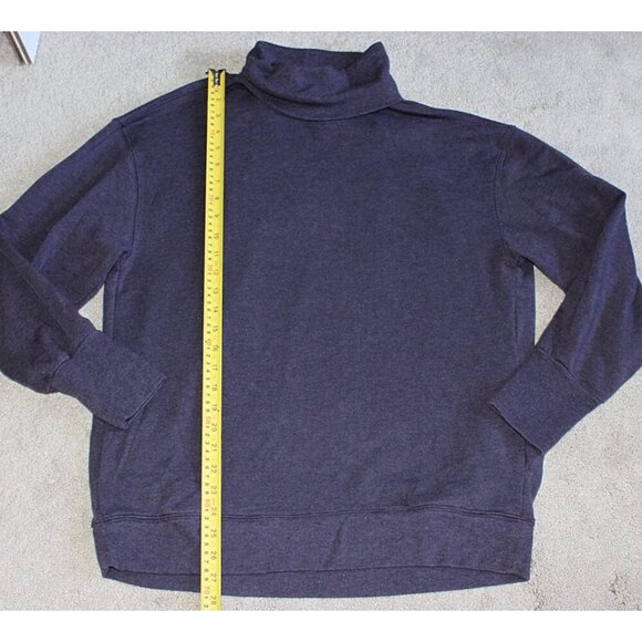Athleta - Balance Cinch Turtleneck Sweatshirt in Crocus Violet Heather, L - Picture 9 of 11